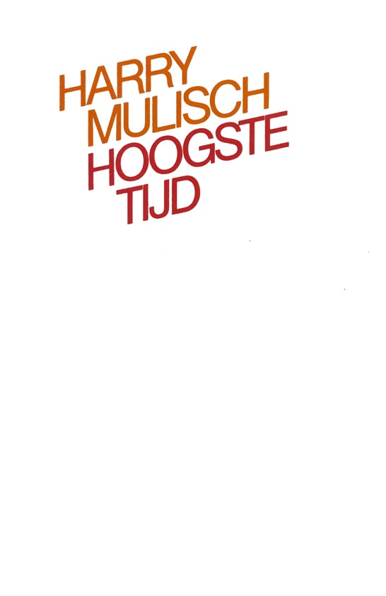Hoogste tijd (Hardcover)