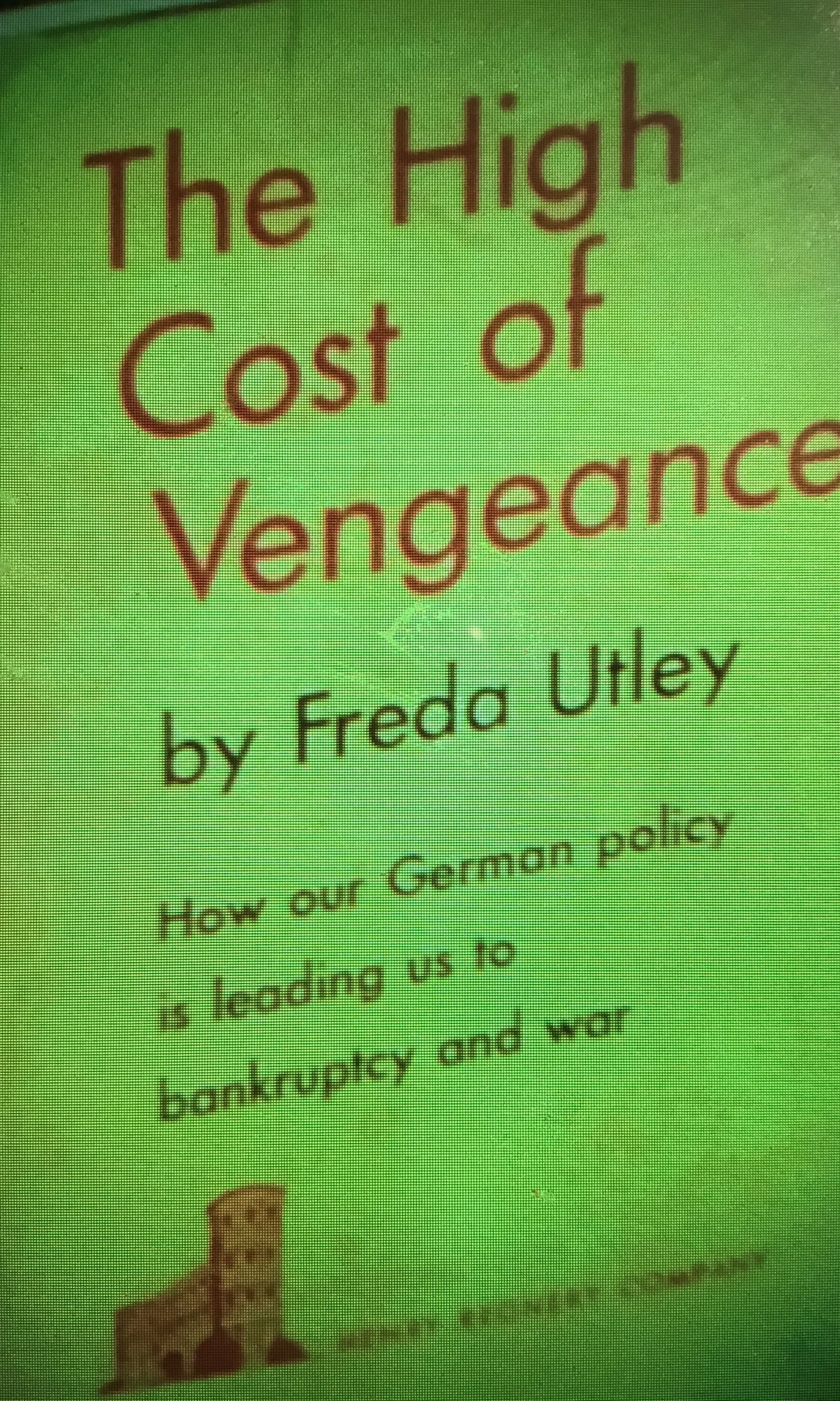 The High Cost Of Vengeance