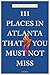111 Places in Atlanta That ...