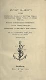 Ancient Fragments of the Phoenician, Chaldaean, Egyptian, Tyrian, Carthaginian, Indian, Persian, and Other Writers