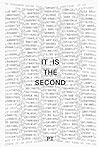 It Is The Second:...