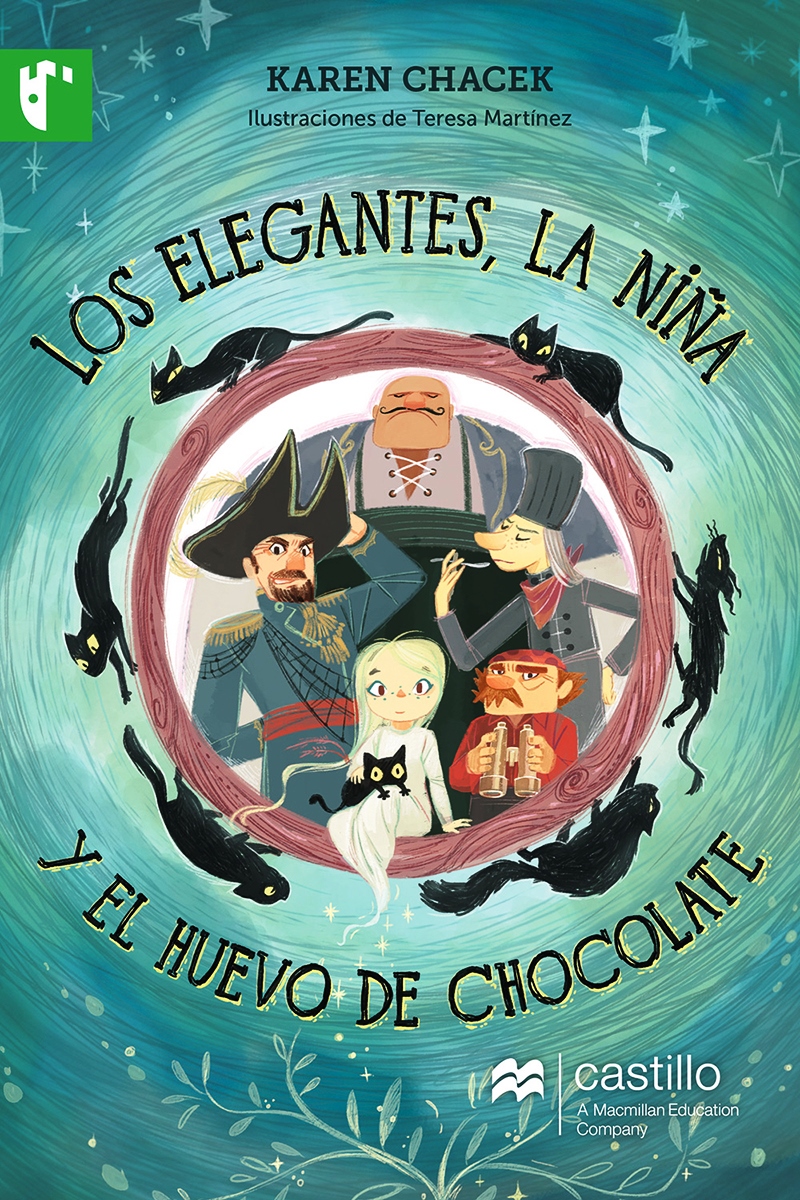 Los elegantes, la niña y el huevo de chocolate