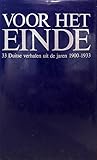Voor het einde: 33 Duitse verhalen uit de jaren 1900-1933