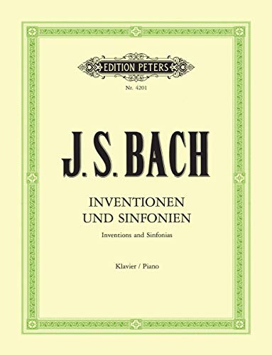 Bach: Inventions and Sinfonias, BWV 772-801 Editions Peter (Sheet music)