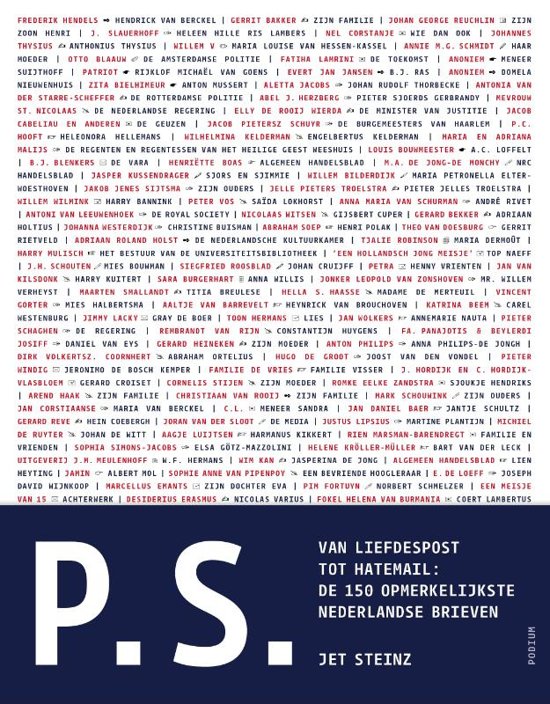 P.S. Van liefdespost tot hatemail: de 150 opmerkelijkste Nederlandse brieven (Paperback)