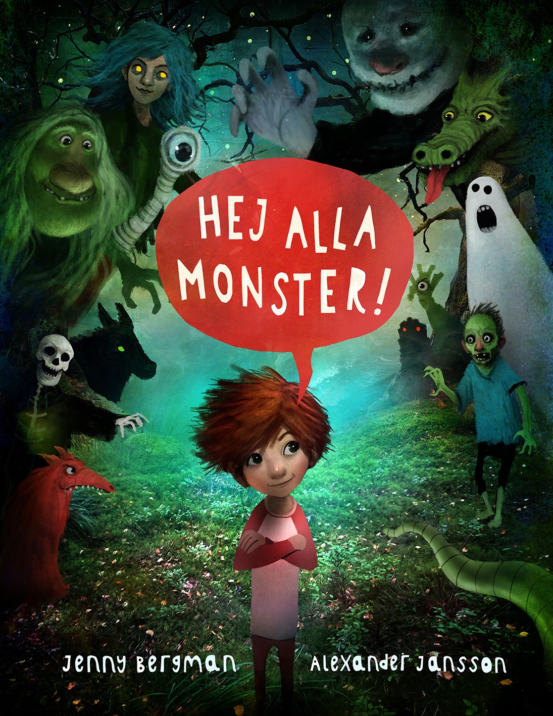 Hej alla monster! (Hardcover)