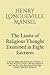 The Limits of Religious Thought Examined in Eight Lectures: Preached before the University of Oxford, in the Year M.DCCC.LVIII on the Foundation of the Late Rev. John Bampton (Cambridge Library Collection. Religion)