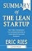 Summary of The Lean Startup...