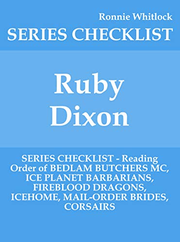 Ruby Dixon - SERIES CHECKLIST - Reading Order of BEDLAM BUTCHERS MC ...