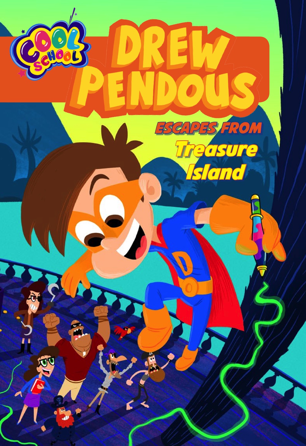 Drew Pendous Escapes from Treasure Island (Drew Pendous #4) (Volume 4)