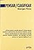 Pensar / Clasificar by Georges Perec Pensar / Clasificar by Georges Perec