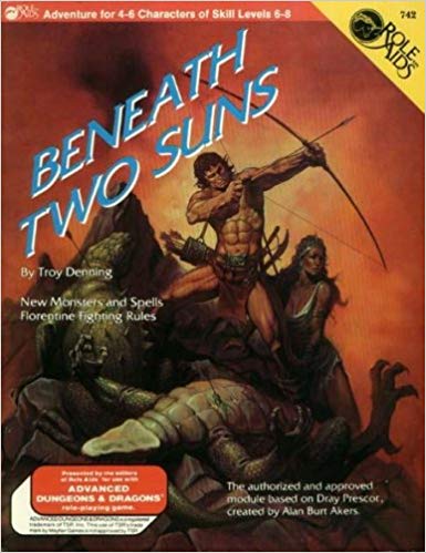 Beneath Two Suns (Advanced Dungeons & Dragons) (Role Aids)