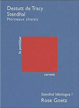 Morceaux choisis suivi de Stendhal idéologue ? (Paperback)