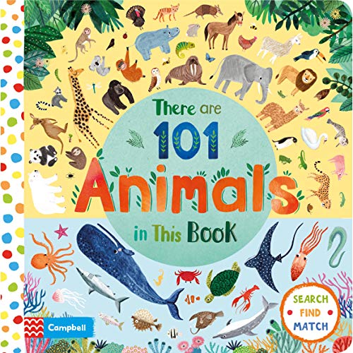 There are 101 Animals in this Book (Board book)
