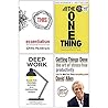 Essentialism, The One Thing, Deep Work, Getting Things Done 4 Books Collection Set