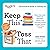 Keep This Toss That: The Practical Guide to Tidying Up