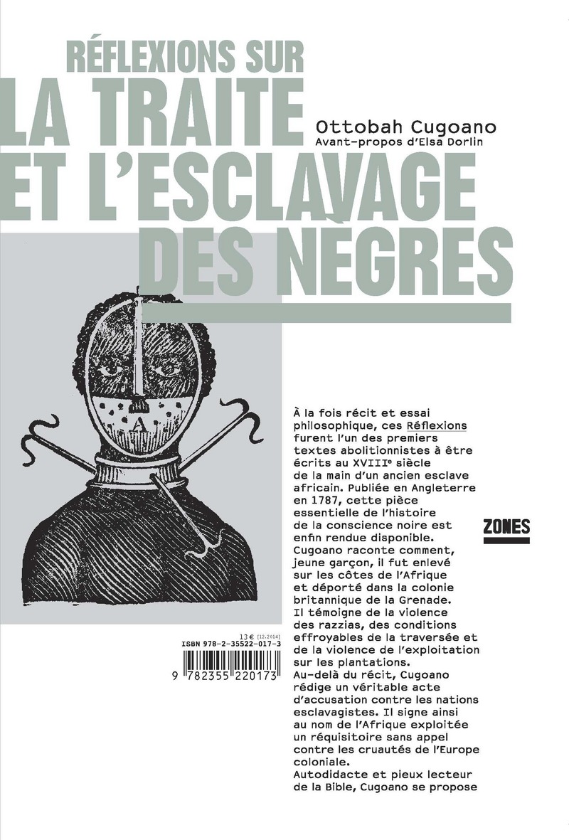 Réflexions sur la traite et l'eclavage des Nègres (Paperback)
