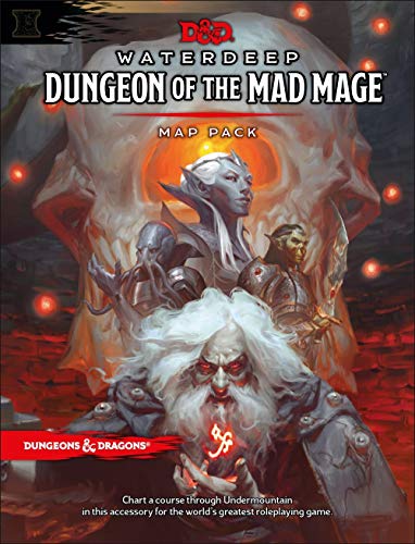 Dungeon Of The Mad Mage Player Maps D&D Waterdeep Dungeon Of The Mad Mage Maps And Miscellany By Wizards Of The  Coast