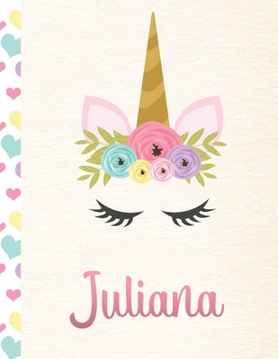 Juliana: Personalized Unicorn Primary Handwriting Notebook For Girls With  Pink Name Dotted Midline Handwriting Practice Paper Kindergarten to Early  Childhood Grades K-2 Composition School Exercise Book by NOT A BOOK