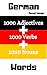 Learn german words: 1000 ad...