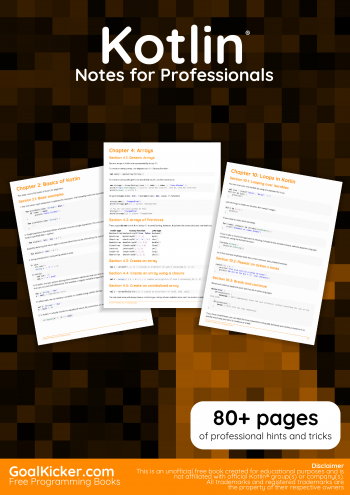 Kotlin® Notes for Professionals (ebook)