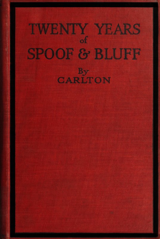 Twenty Years of Spoof and Bluff (Hardcover)