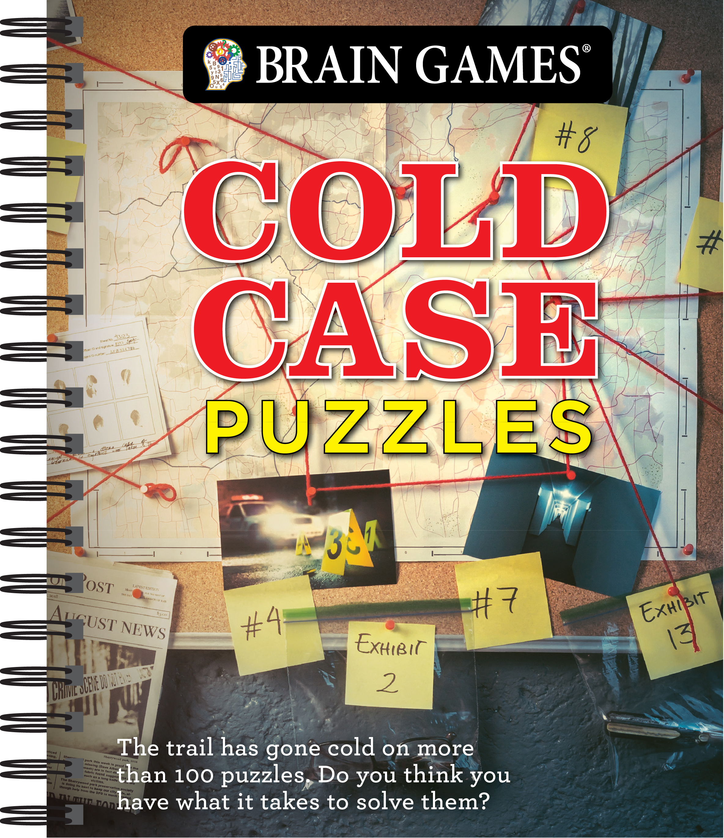 Brain Games - Cold Case Puzzles: The Trail Has Gone Cold on More Than 100 Puzzles. Do You Have What It Takes to Solve Them? (Spiral-bound)