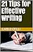 21 Tips for Effective Writing