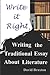Write it Right: Writing the...