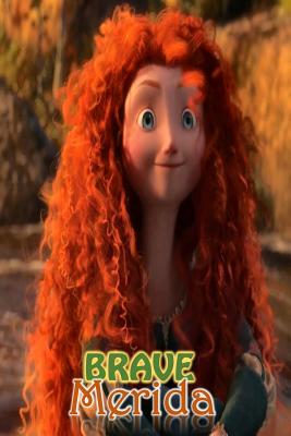 Merida Disney Brave Themed Notebook Journal 6 X 9 Inches By