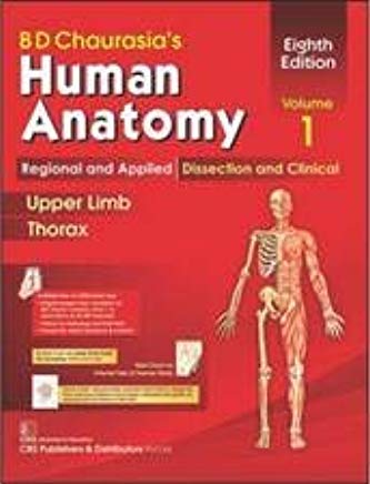 Bd Chaurasia's Human Anatomy, Volume 1: Regional and Applied Dissection and Clinical: Upper Limb and Thorax (Paperback)