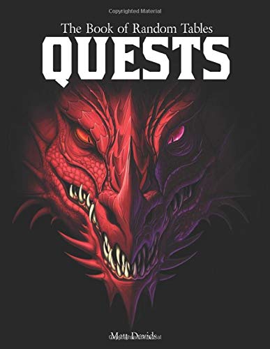 The Book of Random Tables: Quests: Adventure Ideas for Fantasy Tabletop Role-Playing Games (paperback)