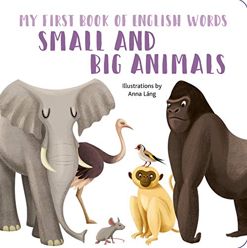 Small and Big Animals: My First Book of English Words (Board book)