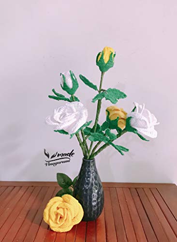 Rose flower Crochet Pattern (Kindle Edition)