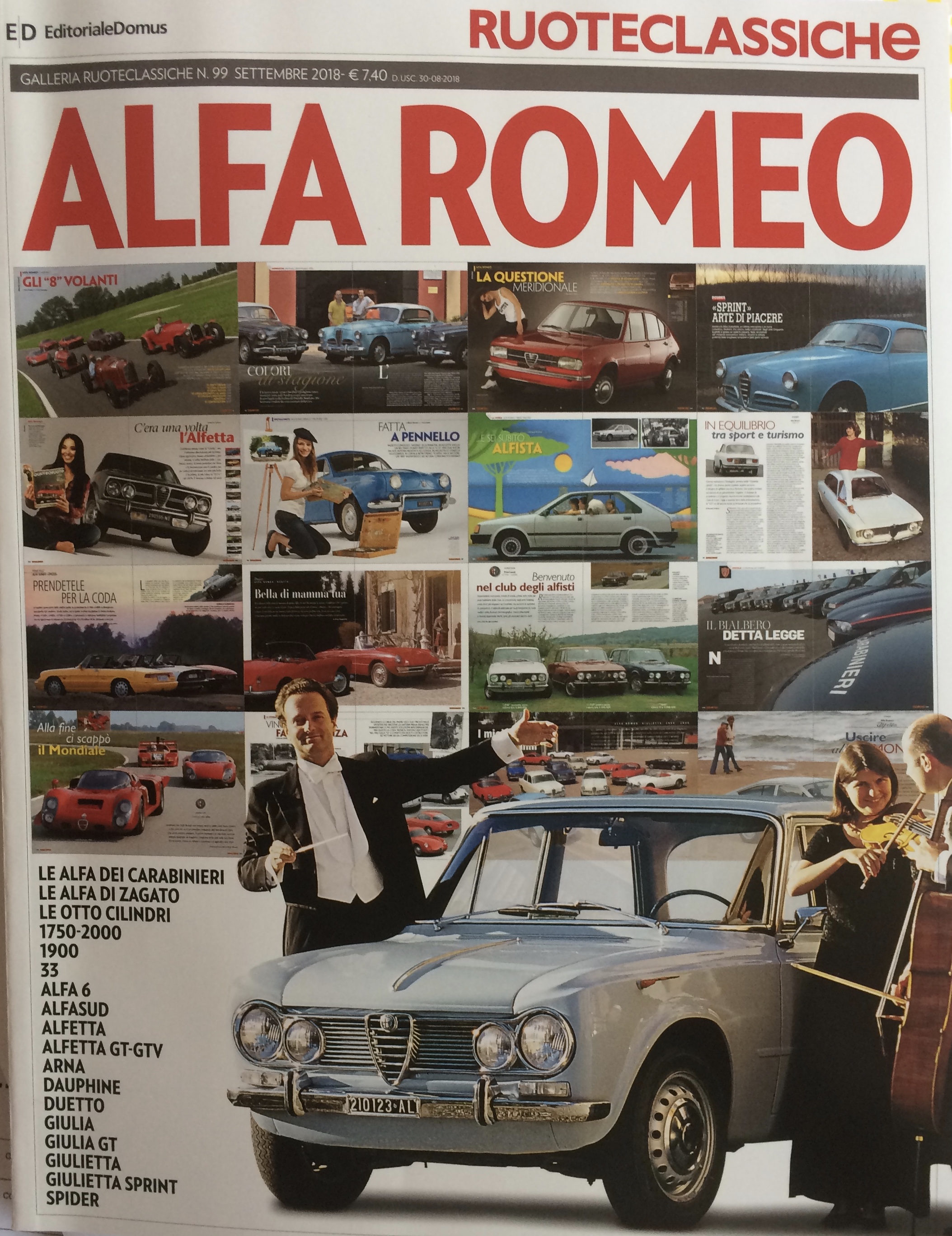 Alfa Romeo. Galleria Ruoteclassiche. #99. (Paperback)