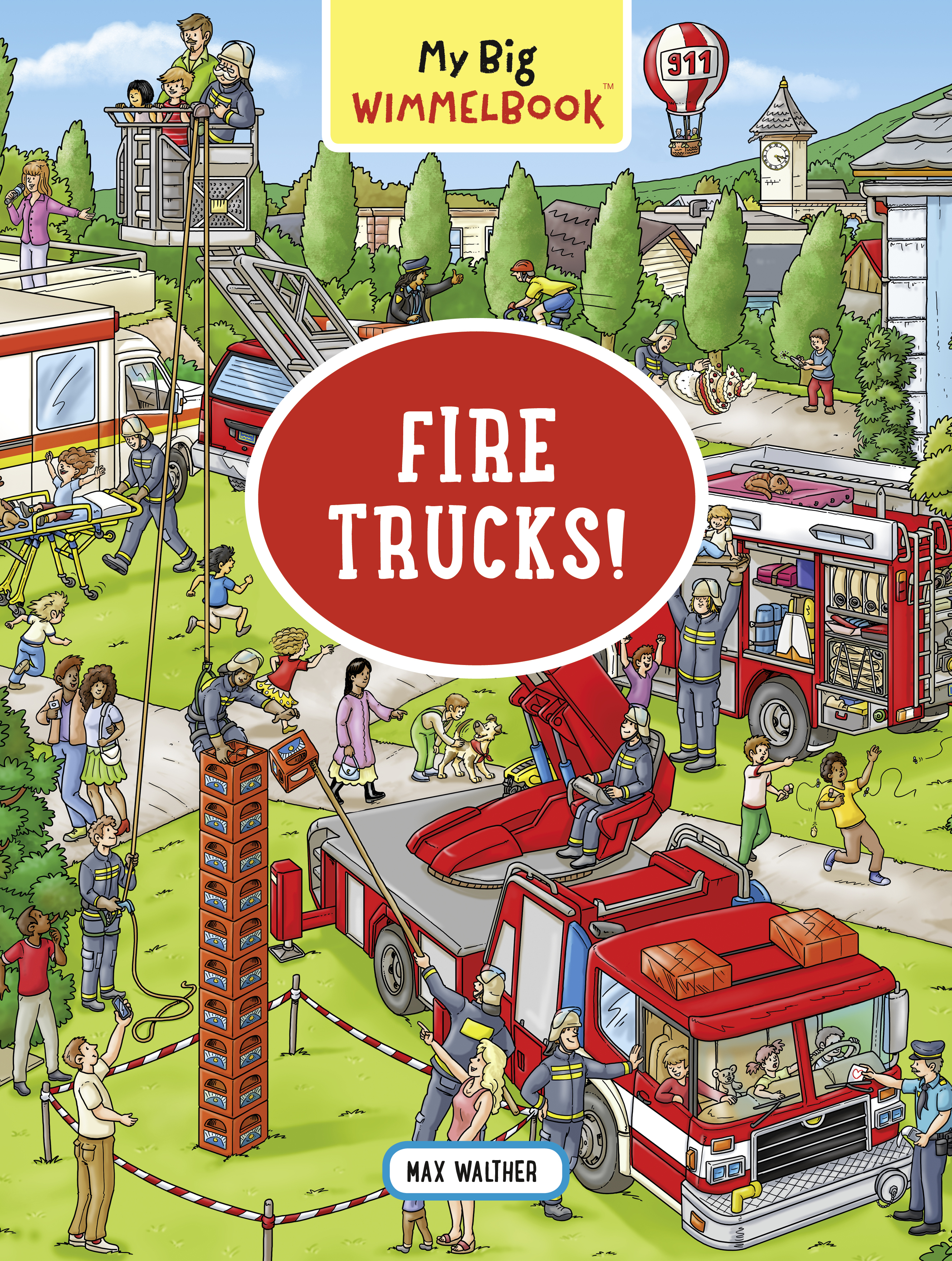 My Big Wimmelbook®―Fire Trucks!: A Look-and-Find Book (Kids Tell the Story)