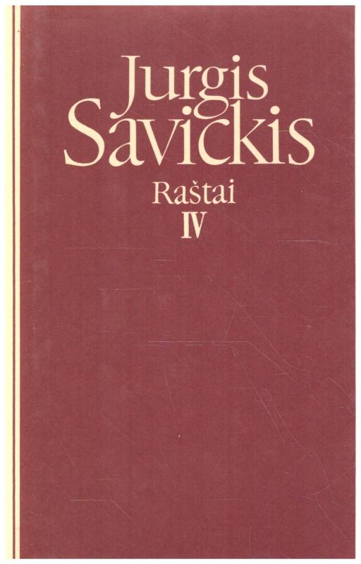 Raštai. IV tomas (Hardcover)