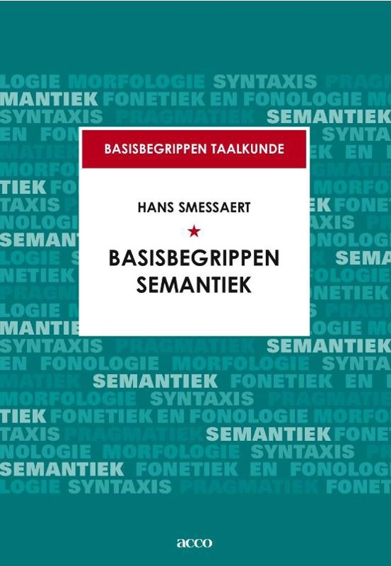 Basisbegrippen Semantiek (Paperback)