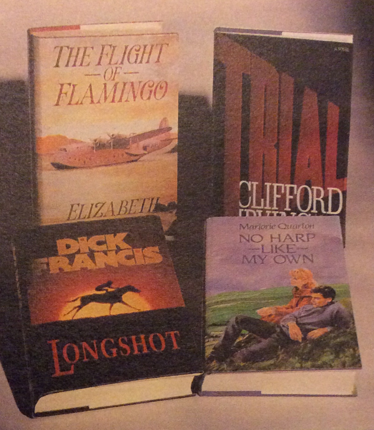 Reader’s Digest Condensed Books 1991: Longshot, No Harp Like My Own, Trial, The Flight Of Flamingo