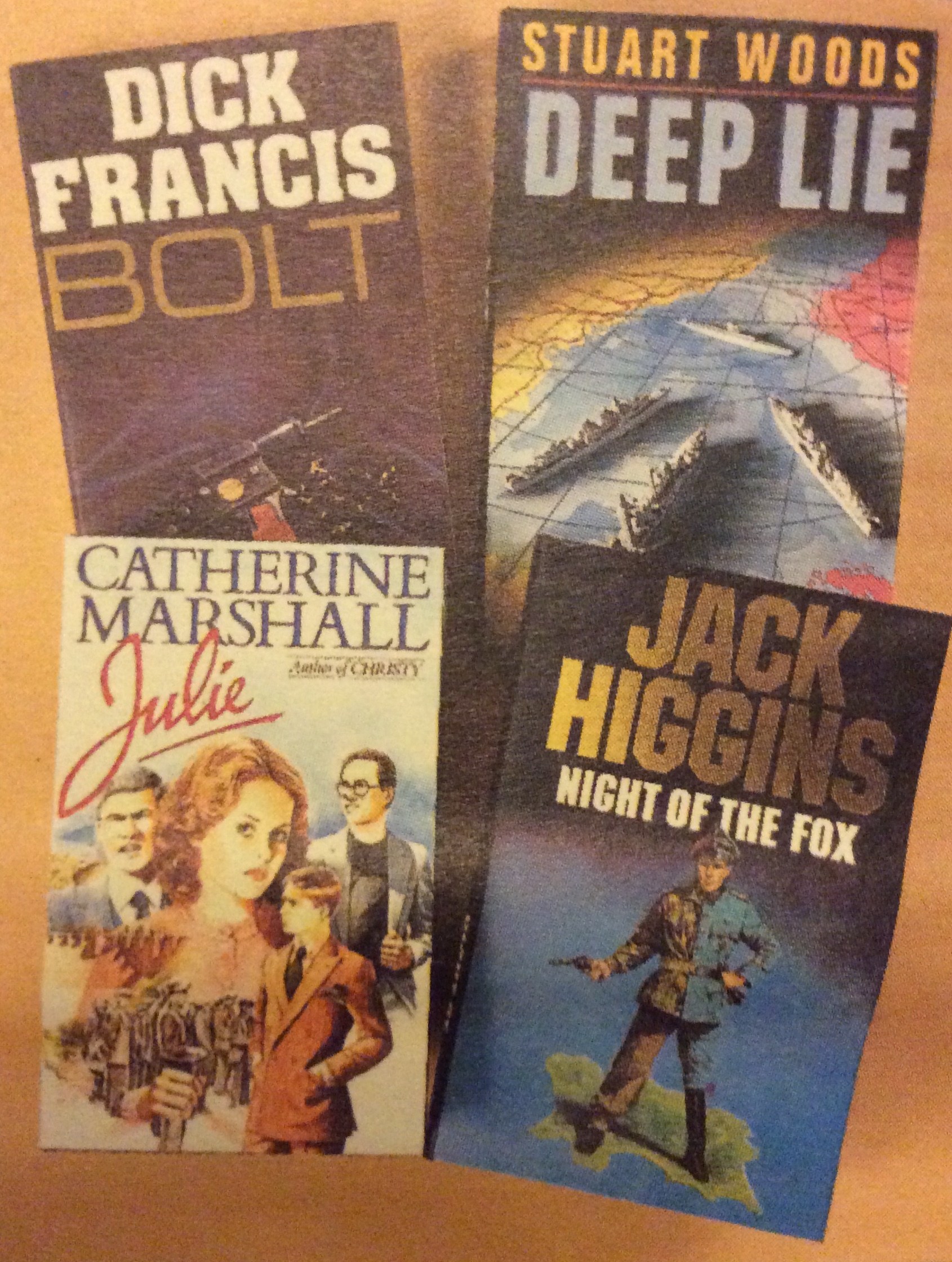 Reader’s Digest Condensed Books 1986: Bolt, Deep Lie, Julie, Night Of The Fox (Hardcover)