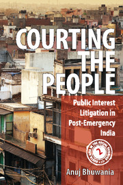 Courting the People: Public Interest Litigation in Post-Emergency India (South Asia in the Social Sciences)