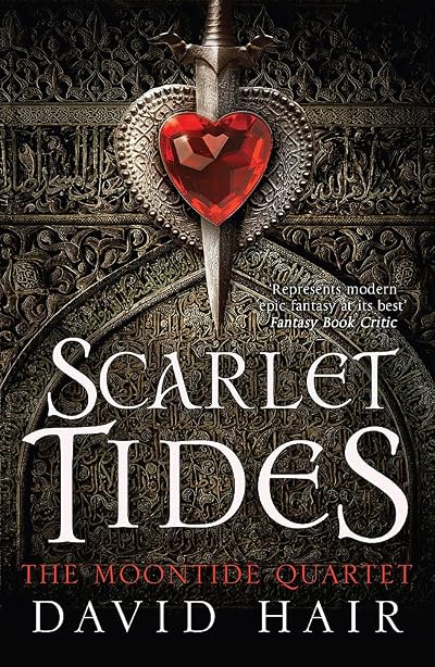 Portada de Scarlet Tides, de David Hair