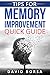Tips for Memory Improvement Quick Guide