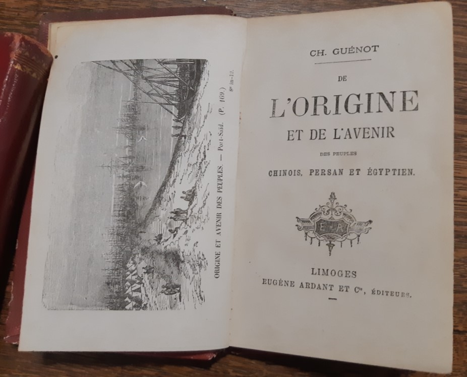 De l'origine et de l'avenir des peuples chinois, persan et égyptien (Hardcover)