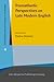 Transatlantic Perspectives on Late Modern English (Advances in Historical Sociolinguistics)