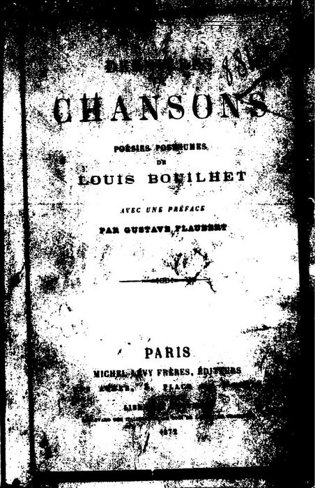 Dernières chansons : poésies posthumes