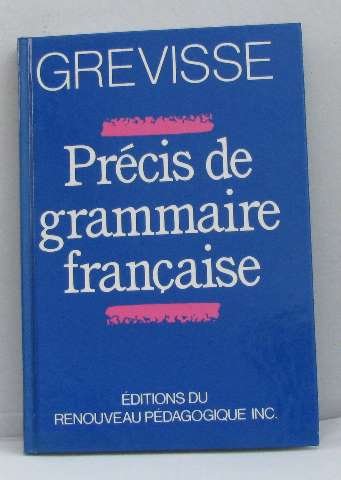 Précis de grammaire française (Hardcover)