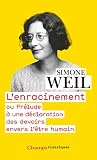 L'Enracinement ou...