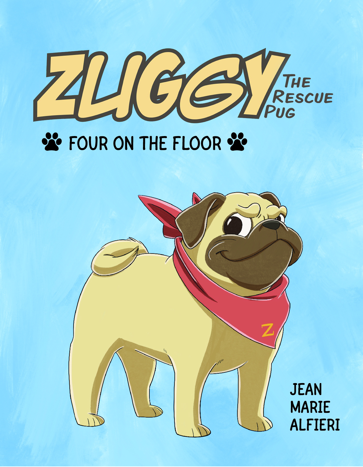Zuggy the Rescue Pug - Four on the Floor