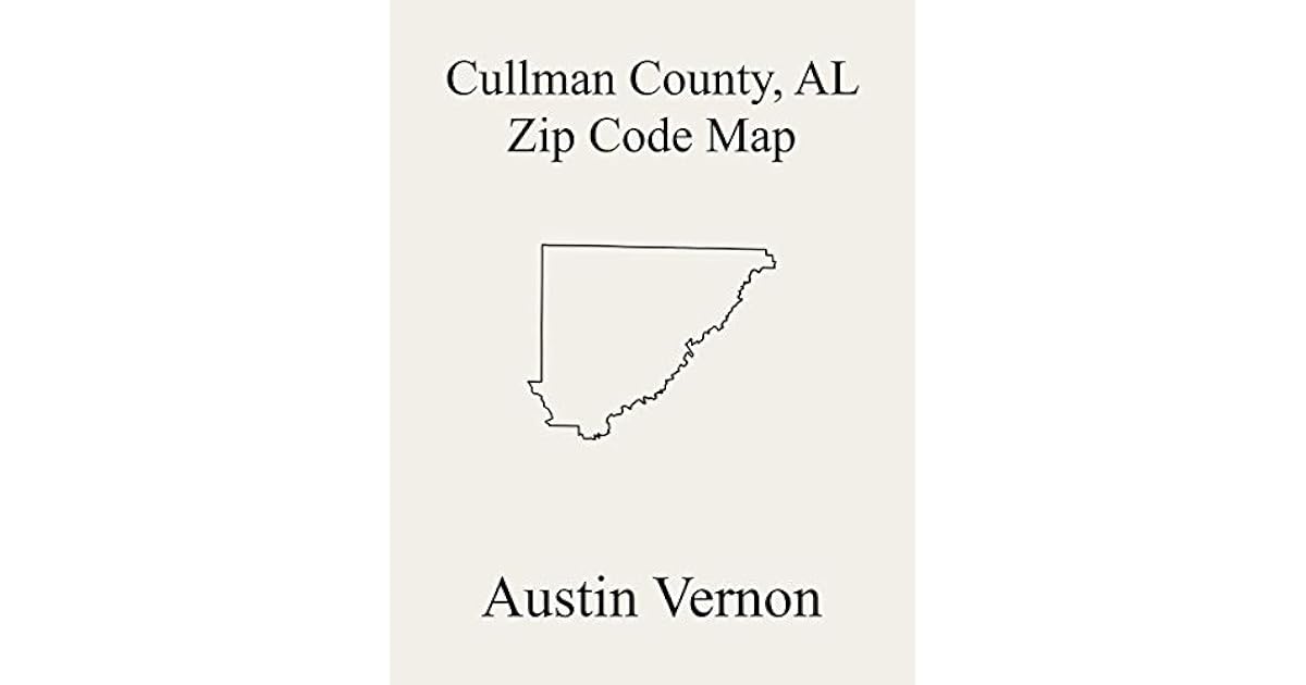 Cullman County, Alabama Zip Code Map Includes Bremen, Holly Pond, Logan, Welti, Hanceville